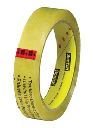Scotch 3M Permanent Double Sided Office Tape, 3/4 Inch x 36 Yards, 665 DLT, Yellow