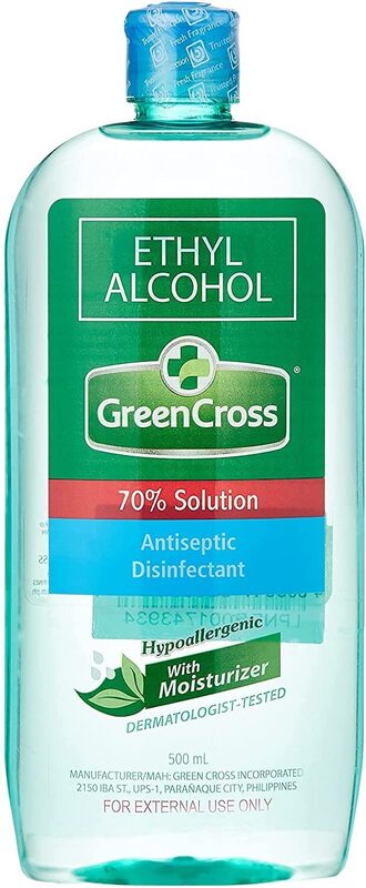 

Green Cross Ethyl Alcohol 70% Solution, 500ml