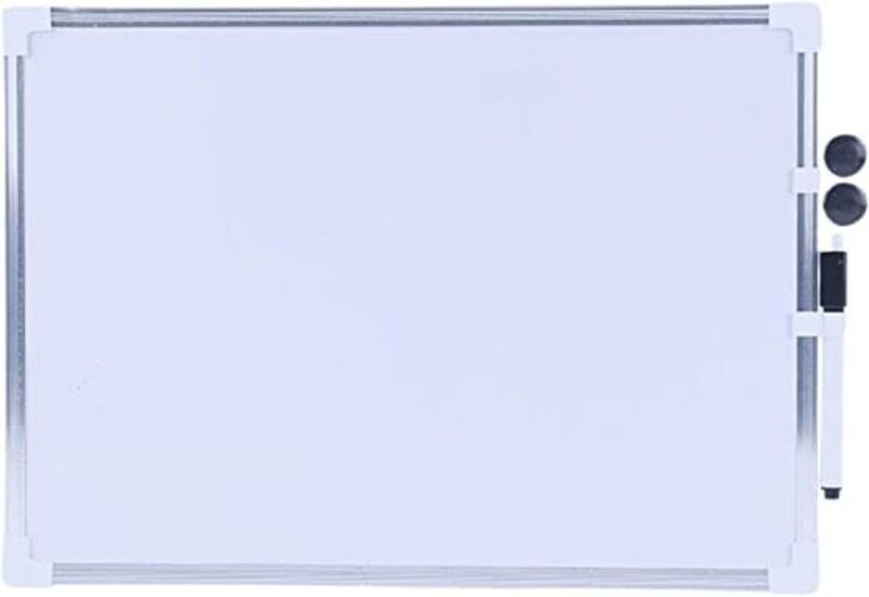 

White Board with Marker, 20 x 30cm, White