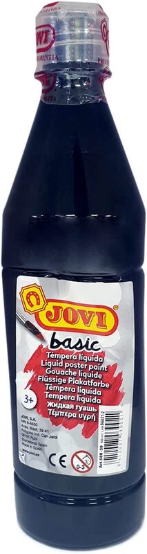 

Jovi Basic Poster Paint Bottle Liquid, 500ml, Black