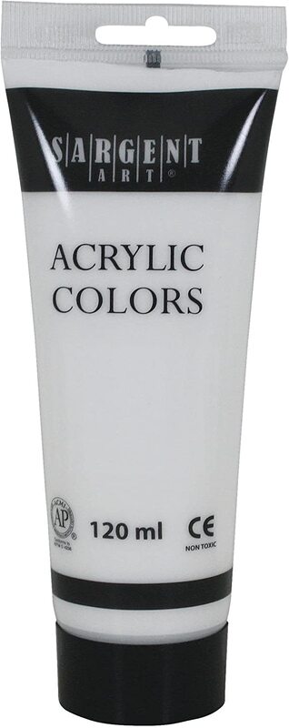 

Sargent Art Tube Acrylic Paint, 120ml, 23-0396, Titanium White