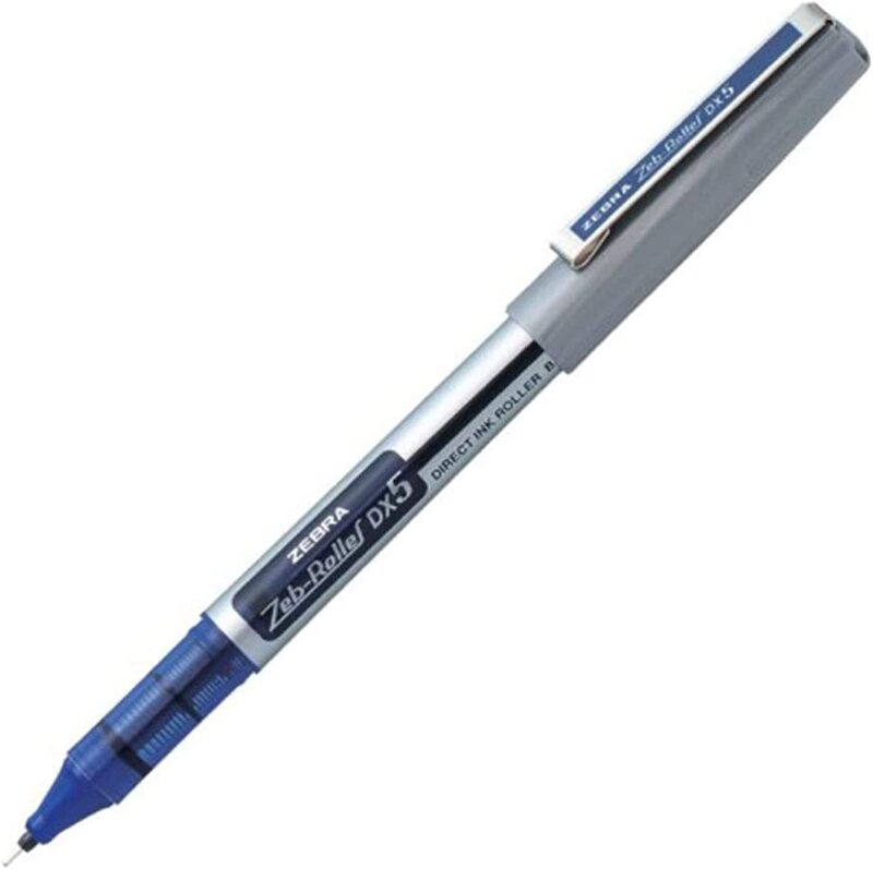 

Zebra DX5 Rollerball Pen, 0.5mm, Blue
