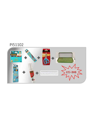 Scotch Smart Wax Crayons, Color Pencil, Kids scissor, Glue, Ruler with Free Pencil Box, Multicolor