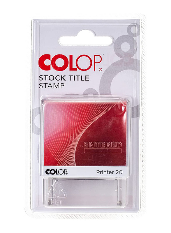 

Colop Stock Title Stamp, Red