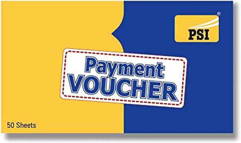 

PSI Payment Voucher, 50 Sheets, 3 Pieces, Multicolour