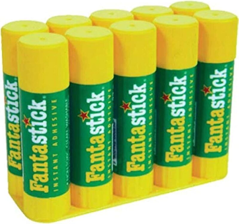 

Fantastick Glue Stick, 35g x 10 Pieces, Multicolour