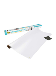3M Post-It DEF6X4 Dry Erase Surface Whiteboard Film, 6 x 4 Feet, White