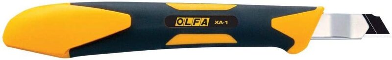 

Olfa Fiberglass Rubber Grip Utility Knife, Yellow/Black