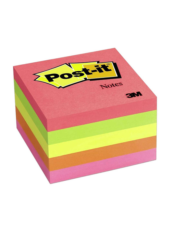 

Post-It 654-5PK Cape Town Collection Sticky Notes, 3mm, 100 Sheets, Multicolour