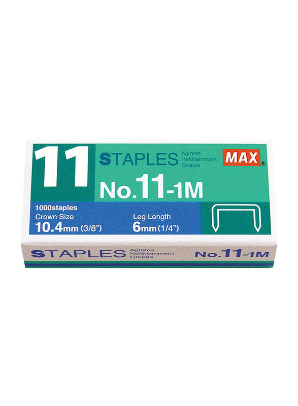 

Max No. 11-1M Staples, Silver