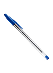 Bic 50-Piece Cristal Original Medium Point Ballpoint Pens Set, 1.0mm, Blue