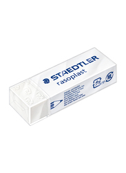 Staedtler 40-Piece Rasoplast Phthalate and PVC Free Eraser Set, White