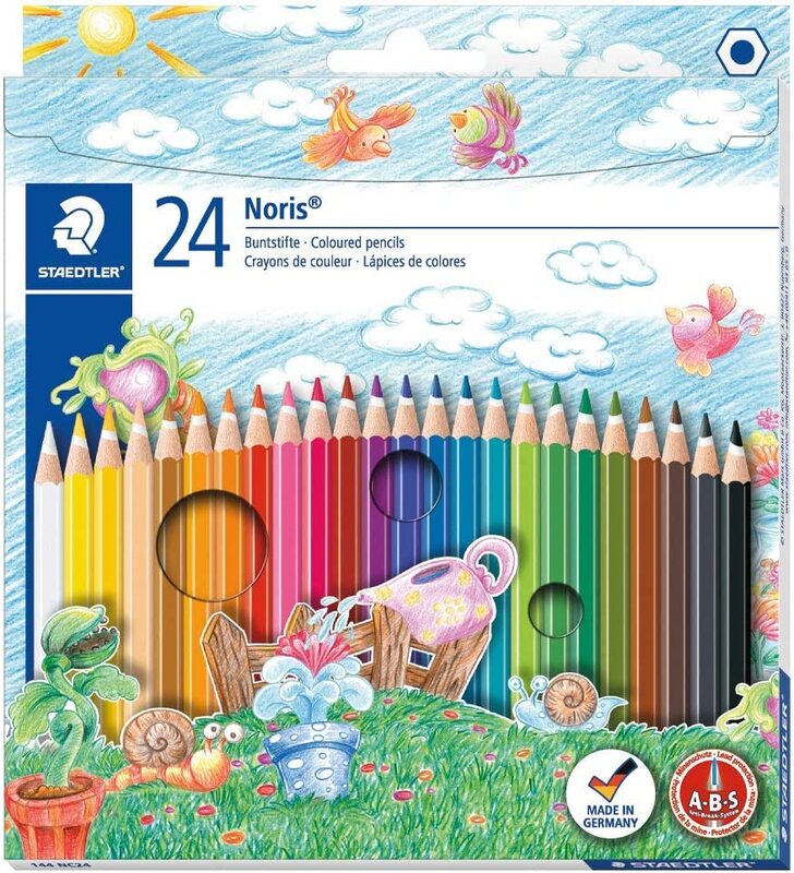 

StaEDT Perfumeler 24-Pieces Noris Club Coloured Pencils, Multicolour
