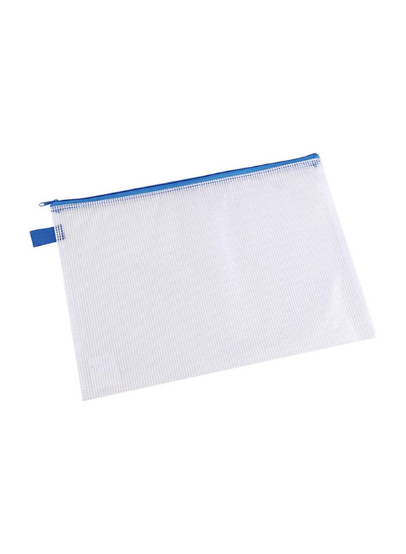 

Deli Mesh Zipper Bag Folder, A4 Size, 20 Pieces, Clear