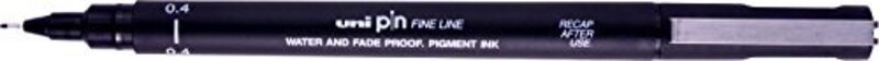 

Mitsubishi Uni-Pin Fine lner Marker, 0.4mm, Black