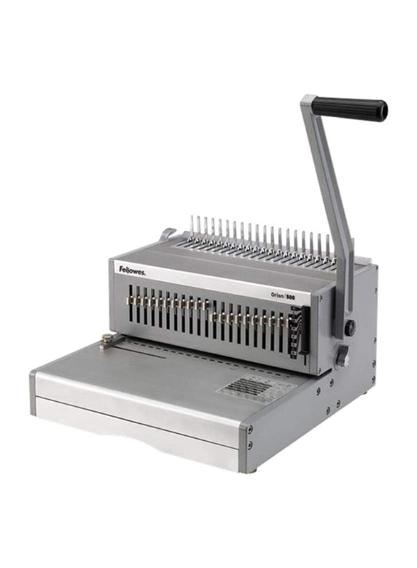 Fellowes Orion 500 Manual Comb Binding Machine, FEL 5642601, Silver