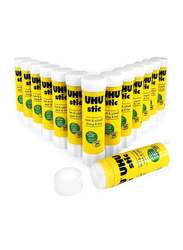 UHU Glue Stick, 40g, 14 Piece, Yellow