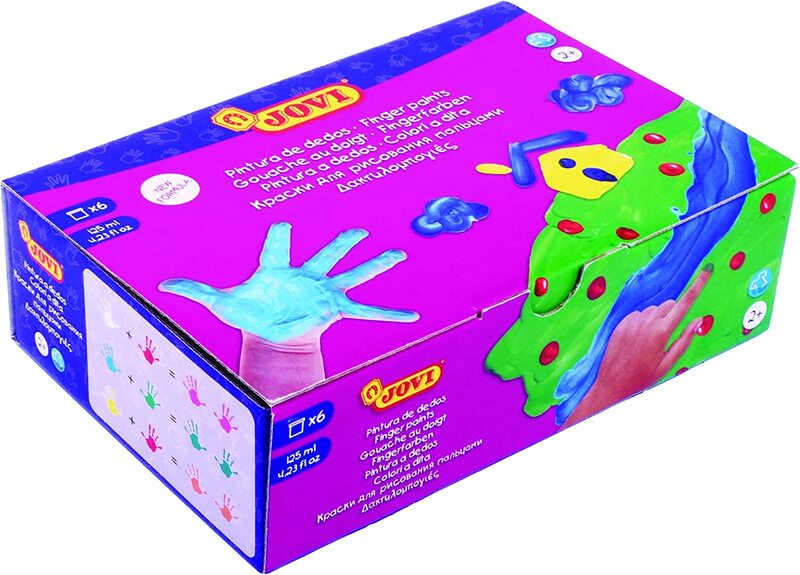 

Jovi 6-Piece 4.2oz Finger Paint Boxed Set, Multicolour