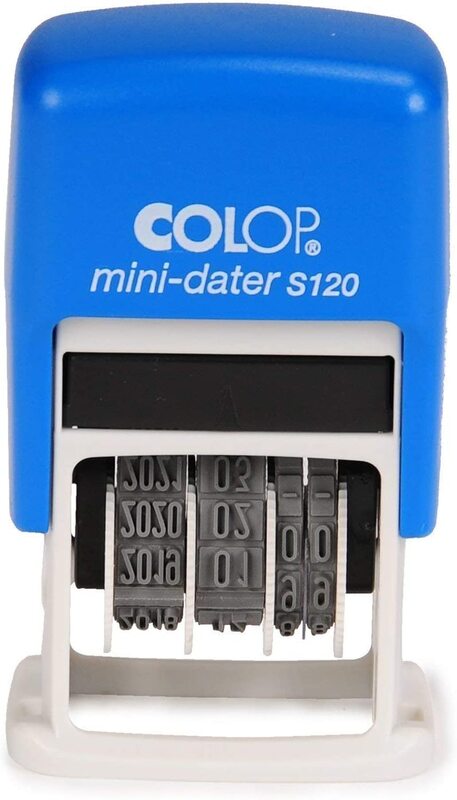 

Colop Mini Date Stamper, 4mm, S120, Blue