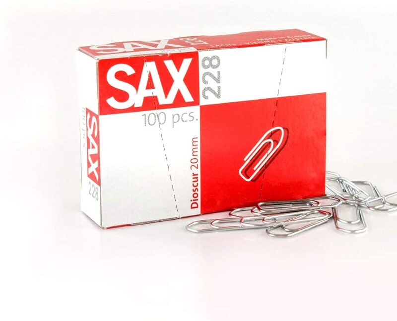 

Sax 228 Paper Clip, 100 Piece, 20mm, Silver