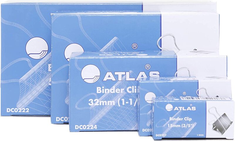 

Atlas Paper Binder Clips, 5 Pieces, Black