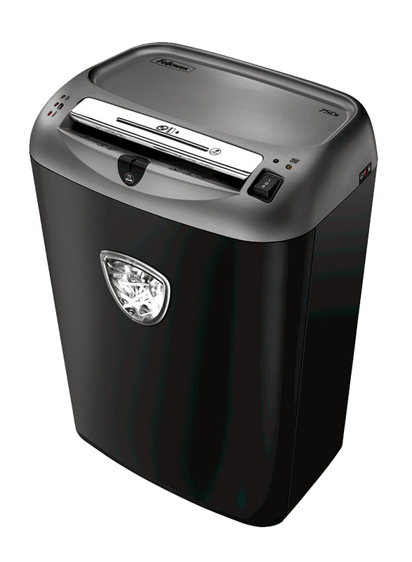 

Fellowes 4675101 Cross Cut Paper Shredder, Black
