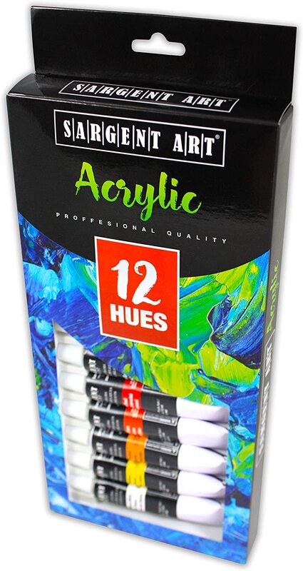 

Sargent Art Acrylic Tube Paint, 12 x 12ml, 23-0501, Multicolour