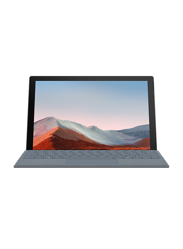 Microsoft Surface Pro 7+ 2-in-1 Laptop, 12.3" PixelSense FHD Touch Display, Intel Core i5 11th Gen 2.4GHz, 128GB SSD, 8GB RAM, Intel Iris Xe Graphics, EN KB, Wi-Fi, Win10 Pro, 1N9-00006, Platinum
