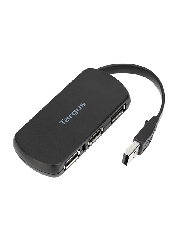 

Targus 4-Port USB Hub, ACH114EU, Black