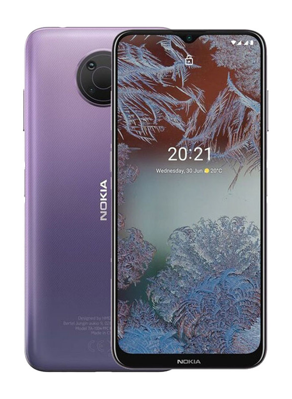 Nokia G10 64GB Purple, 4GB RAM, 4G LTE, Dual Sim Smartphone