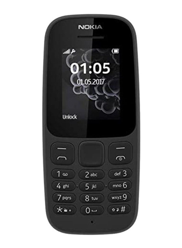 

Nokia 105 4MB Black, 4MB RAM, 2G, Dual Sim Normal Mobile Phone
