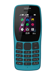 Nokia 110 4MB Blue, 1GB RAM, 2G, Dual Sim Normal Mobile Phone