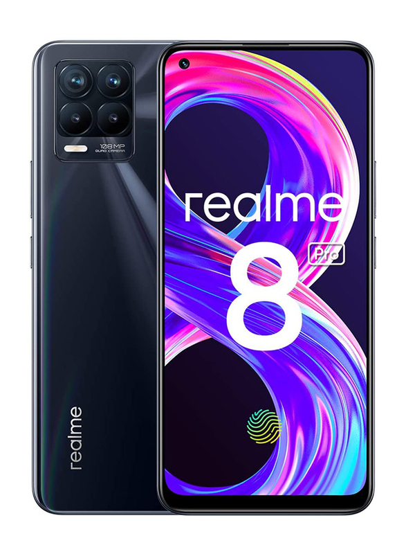 

Realme 8 Pro 128G Black, 8GB RAM, 4G, Dual Sim Smartphone