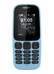 Nokia 105 512MB Blue, 256MB RAM, 2G, Single Sim Normal Mobile Phone