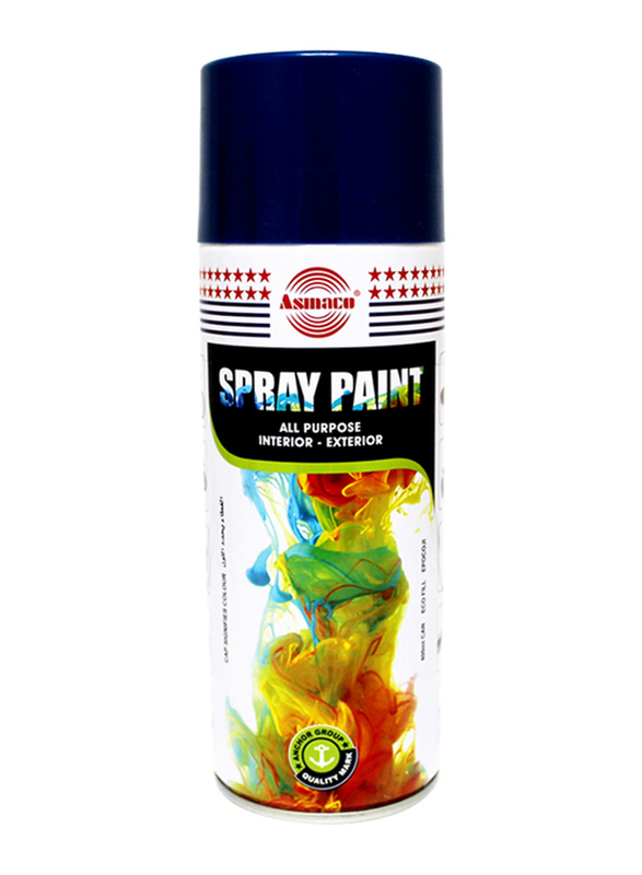 

Asmaco Spray Paint, DXB08, 400ml, Dark Blue