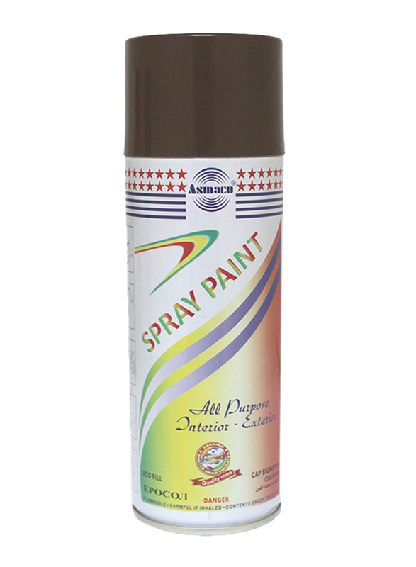 

Asmaco Spray Paint, DXB07, 400ml, Dark Brown