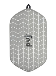 PUJ Feather Herringbone Bath Kneeler for Baby, Grey