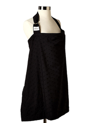 Bebe Au Lait Cotton Nursing Cover, 3CBETB, Eyelet Black