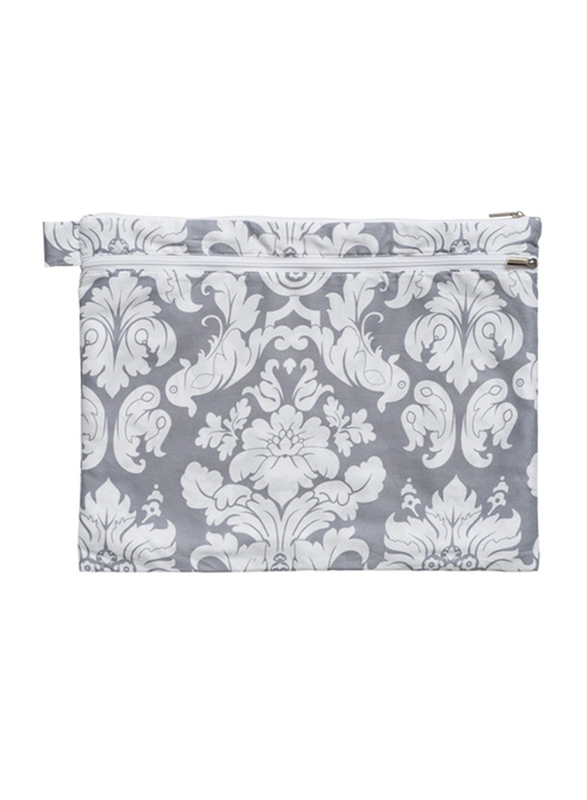 

Bebe Au Lait Grand Wet and Dry Diaper Bag, WBLCS, Chateau Silver