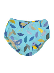 Charlie Banana 2-in-1 Twitter Birds Training Pants Swim Diapers, M, 6.5-9 kg, 1 Count