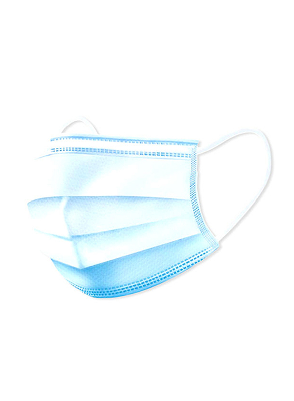 

Kkmoon Disposable Face Mask, Blue, 50 Pieces