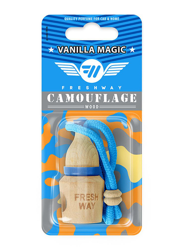 

Fresh Way Wooden Vanilla Magic Car Ampule Air Freshener