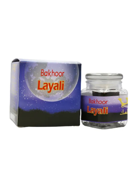 

Hamil Al Musk Layali Bakhoor, 50g, Black