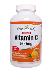 Natures Aid Vitamin C Food Supplement, 500mg, 100 Tablets