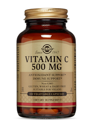 Solgar Vitamin C Dietary Supplement, 500mg, 100 Vegetable Capsules