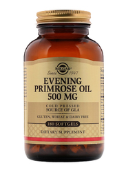 Solgar Evening Primrose Oil Dietary Supplement, 500mg, 180 Softgels