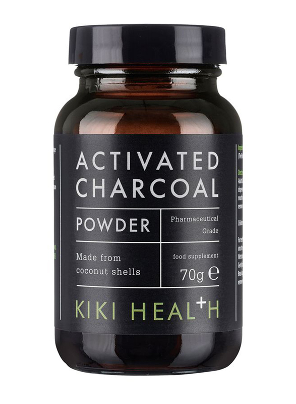 Kiki Health Activated Charcoal Powder Food Supplement, 70gm