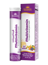 Sunshine Nutrition Multivitamin Effervescent Supplement, 20 Tablets