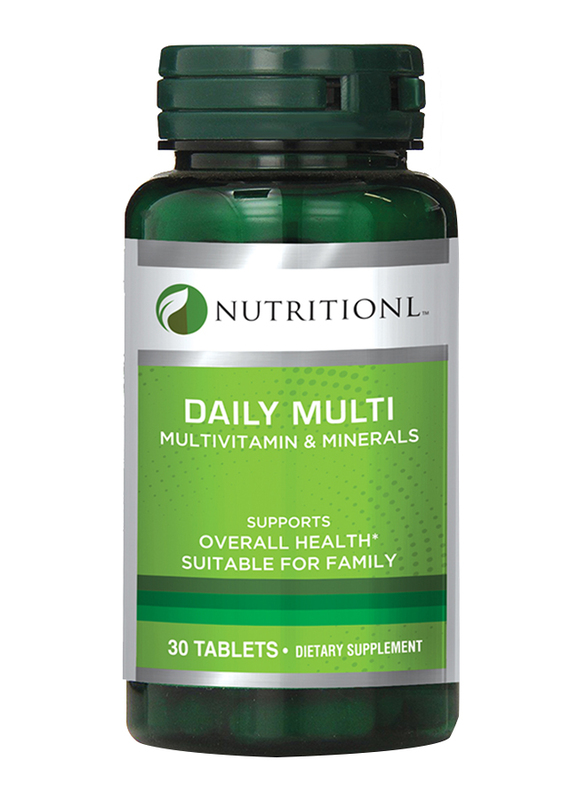 Nutritionl Daily Multivitamin & Minerals Dietary Supplement, 30 Tablets