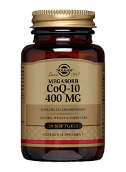 Solgar Megasorb CoQ-10 Dietary Supplement, 400mg, 30 Softgels